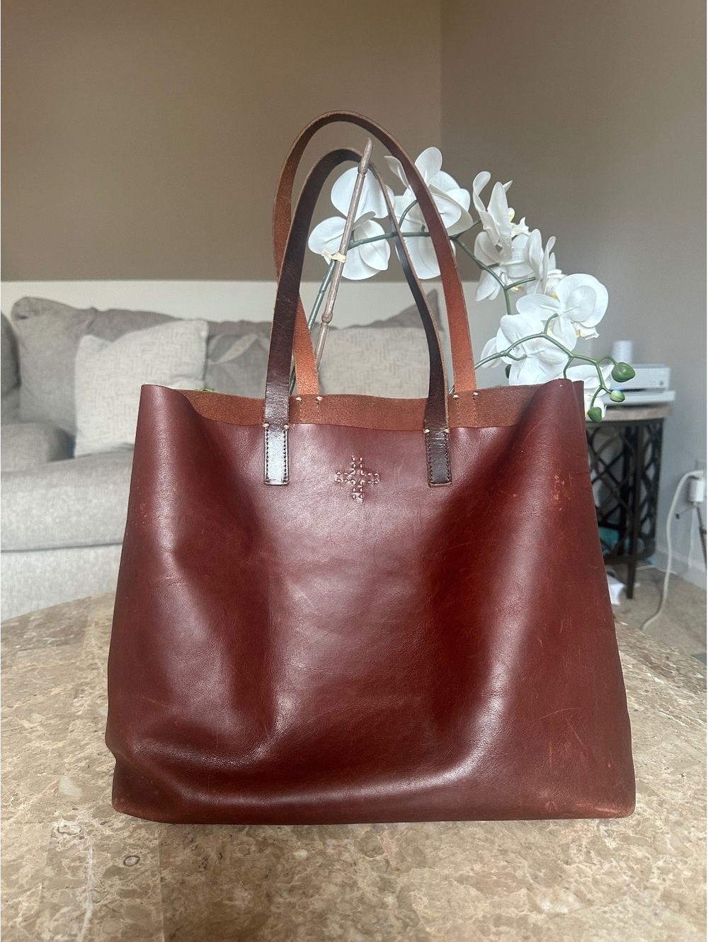 WP standard Large brown tote bag